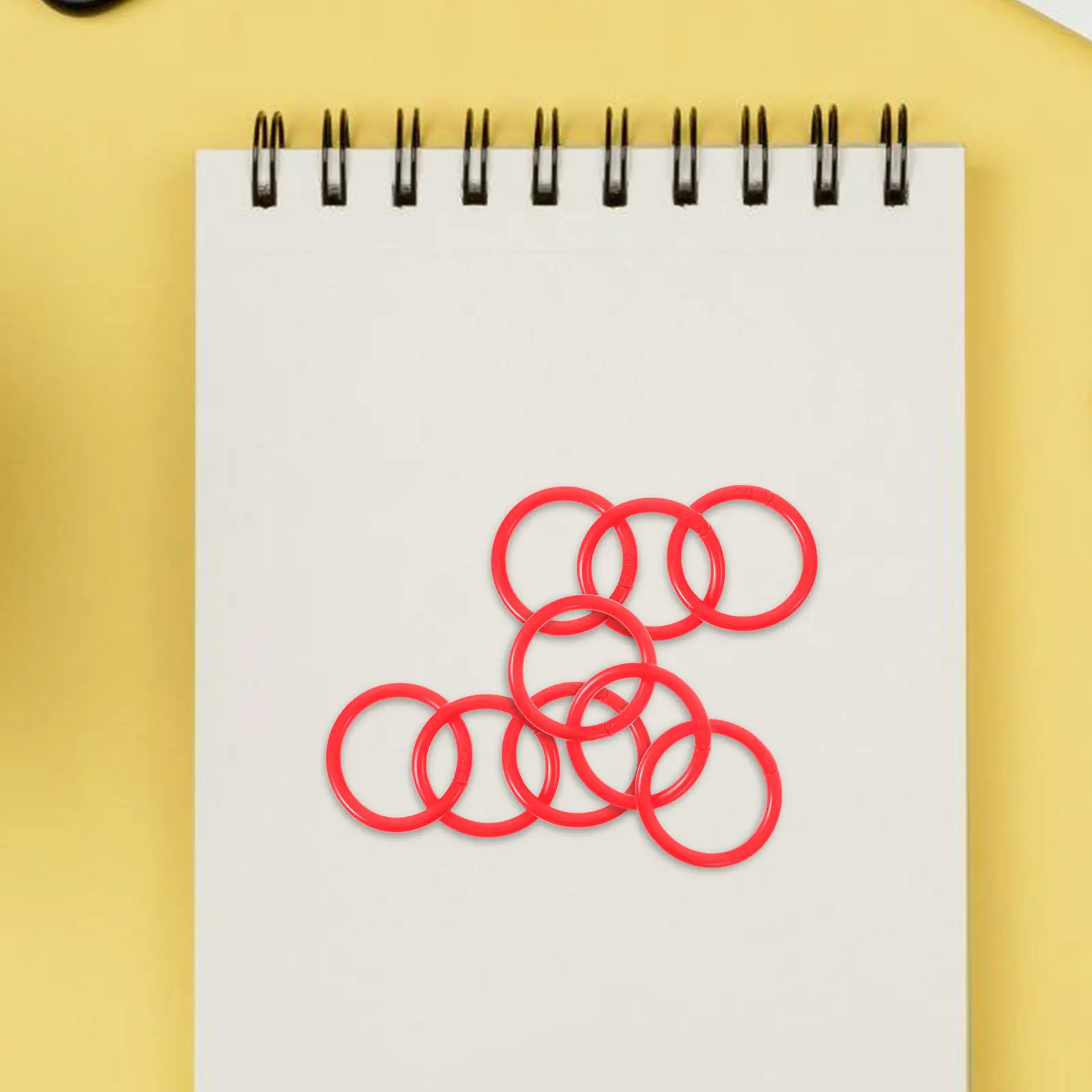 100Pcs Plastic Loose Leaf Binder Rings Flexible Book Rings for DIY Scrapbook Planner Office Supplies Book Ring
100Pcs Plastic Loose Leaf Binder Rings Flexible Book Rings for DIY Scrapbook Planner Office Supplies Book Ring