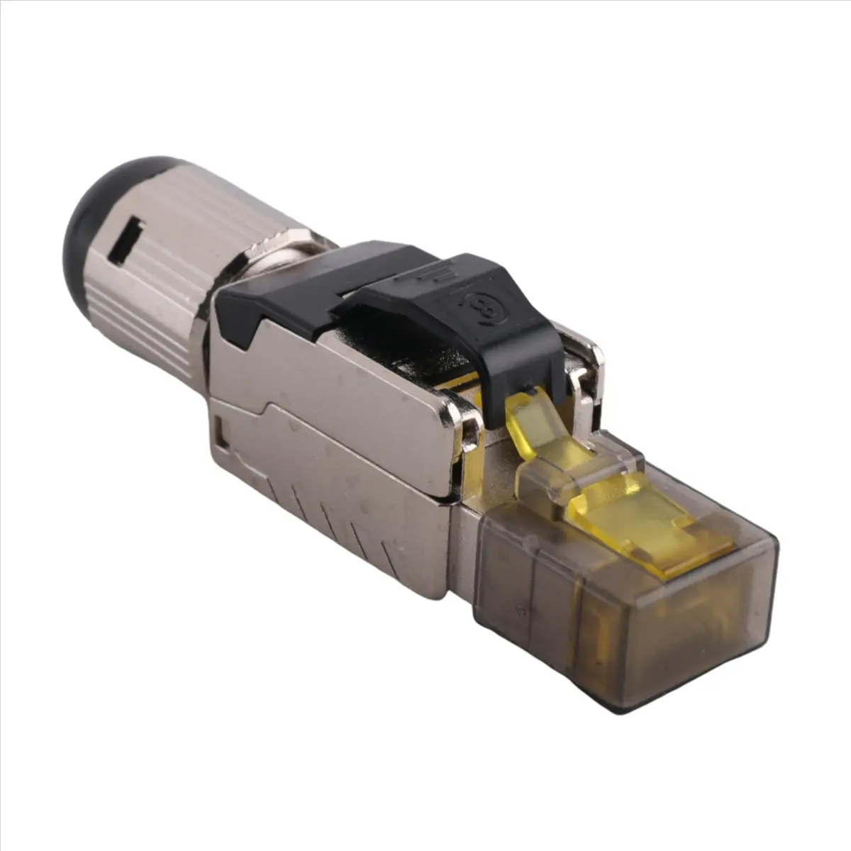 A64K 6-Pack Tool Free Shielded RJ45 Cat 8, Cat8 Field Termination Plug, Cat8 Connector, Cat8 Plug
A64K 6-Pack Tool Free Shielded RJ45 Cat 8, Cat8 Field Termination Plug, Cat8 Connector, Cat8 Plug