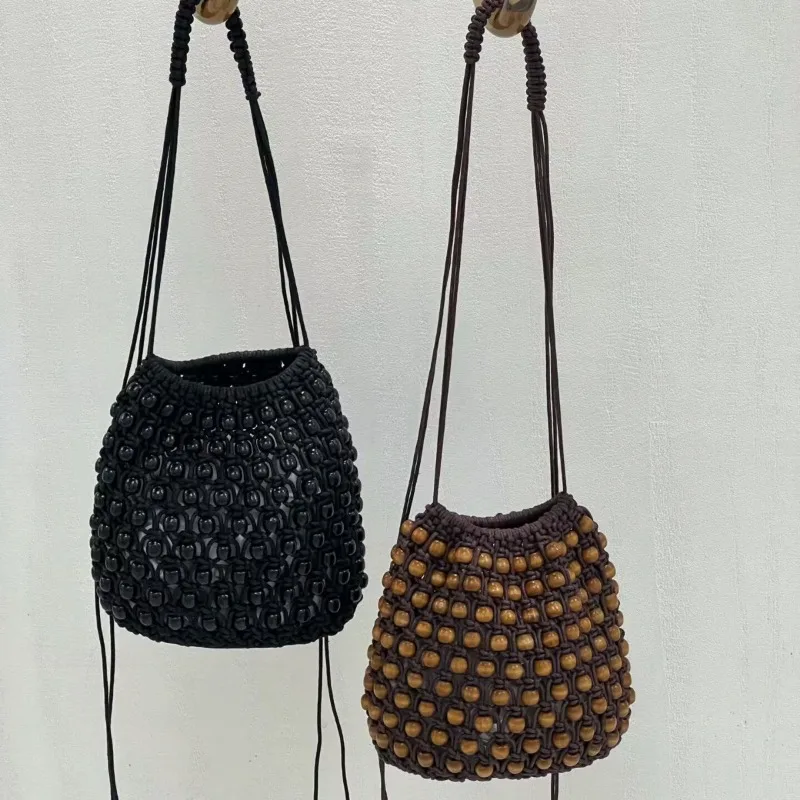 Ethnic Style Handmade Beaded Mesh Shoulder Bag New Retro Single Shoulder Bucket Bag Boho Beach Daily Casual Crossbody Bag
Ethnic Style Handmade Beaded Mesh Shoulder Bag New Retro Single Shoulder Bucket Bag Boho Beach Daily Casual Crossbody Bag