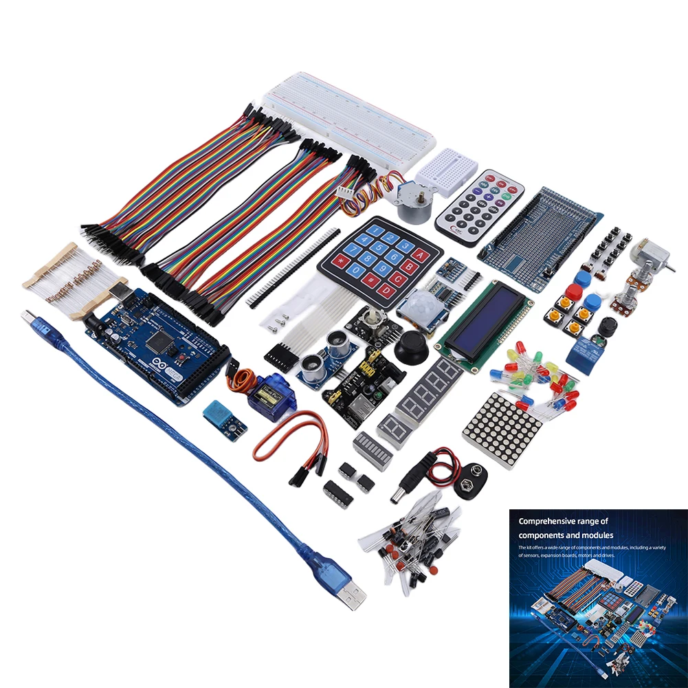 Проект MEGA 2560 с LCD1602 DIY Project Set Мотор Сервопривод MEGA2560 R3 Стартовый комплект Ультразвуковое реле дальности для Arduino Mega2560
Проект MEGA 2560 с LCD1602 DIY Project Set Мотор Сервопривод MEGA2560 R3 Стартовый комплект Ультразвуковое реле дальности для Arduino Mega2560