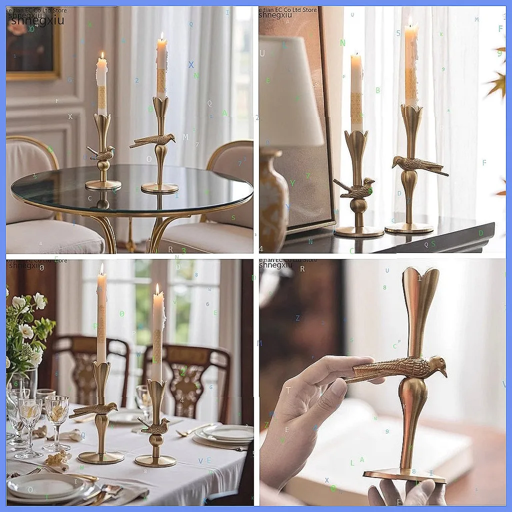 Vintage Metal Candle Holder for Dining Table, Luxury Wedding & Home Decor, Candlelight Dinner
Vintage Metal Candle Holder for Dining Table, Luxury Wedding & Home Decor, Candlelight Dinner