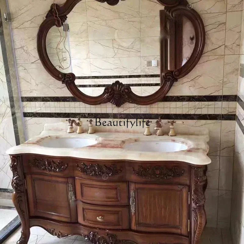 European red oak antique floor solid wood bathroom cabinet bathroom washbasin cabinet
European red oak antique floor solid wood bathroom cabinet bathroom washbasin cabinet