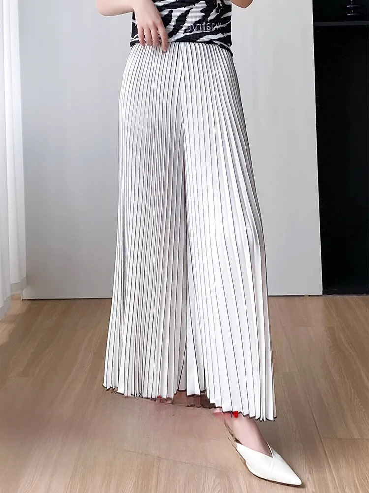 Summer Women's High Waist Wide Leg Pants Loose Fit Casual Trousers Elegant Draped Silhouette Versatile Stylish Silk Blend
Summer Women's High Waist Wide Leg Pants Loose Fit Casual Trousers Elegant Draped Silhouette Versatile Stylish Silk Blend