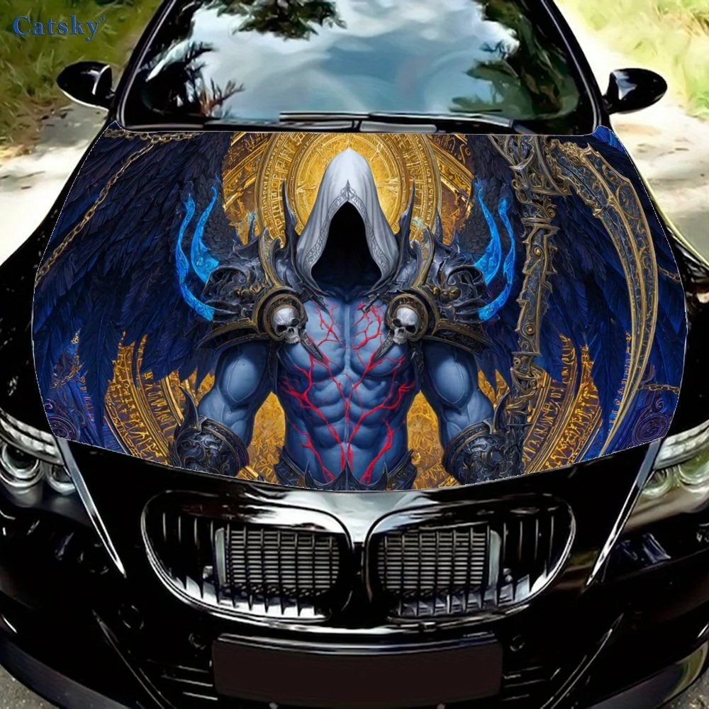 Golden - Winged Demon - Shadow Reaper Pattern car hood stickers, waterproof self-adhesive, scratch resistant, easy to stick, dur
Golden - Winged Demon - Shadow Reaper Pattern car hood stickers, waterproof self-adhesive, scratch resistant, easy to stick, dur