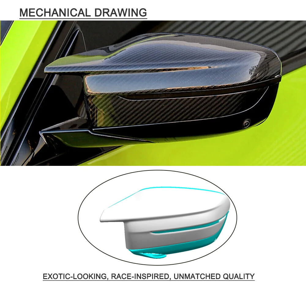 Prepreg Dry Carbon Car Rearview Mirror Covers for BMW G80 M3 G82 G83 M4 2021-2023 Add On Auto Racing Side Mirror Caps Shell LHD
Prepreg Dry Carbon Car Rearview Mirror Covers for BMW G80 M3 G82 G83 M4 2021-2023 Add On Auto Racing Side Mirror Caps Shell LHD