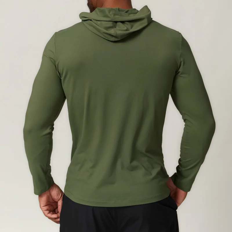 Быстросохнущая рубашка с капюшоном и длинными рукавами для отдыха, мужская европейская и американская рубашка-пуловер для бега, фитнеса и спорта на открытом воздухе
Быстросохнущая рубашка с капюшоном и длинными рукавами для отдыха, мужская европейская и американская рубашка-пуловер для бега, фитнеса и спорта на открытом воздухе