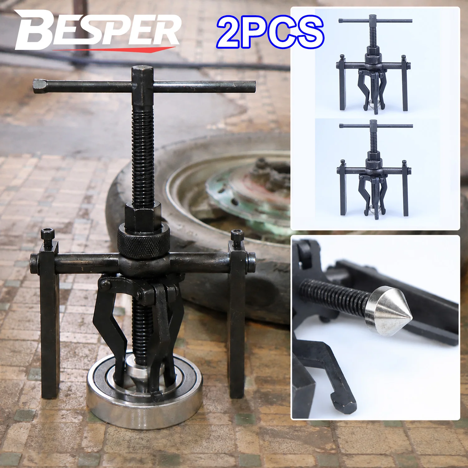  Bearing Puller Tool, 3 Jaw Bearing Puller Bushing Gear Extractor Wheel Bearing Puller Heavy Duty Automotive Machine Tool Kit
Bearing Puller Tool, 3 Jaw Bearing Puller Bushing Gear Extractor Wheel Bearing Puller Heavy Duty Automotive Machine Tool Kit