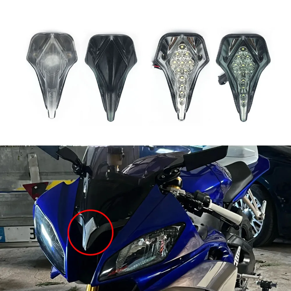 For YAMAHA YZF R6 2008-2016 Motorcycle Accessories Front Center Marker LED Pilot Light Black
For YAMAHA YZF R6 2008-2016 Motorcycle Accessories Front Center Marker LED Pilot Light Black