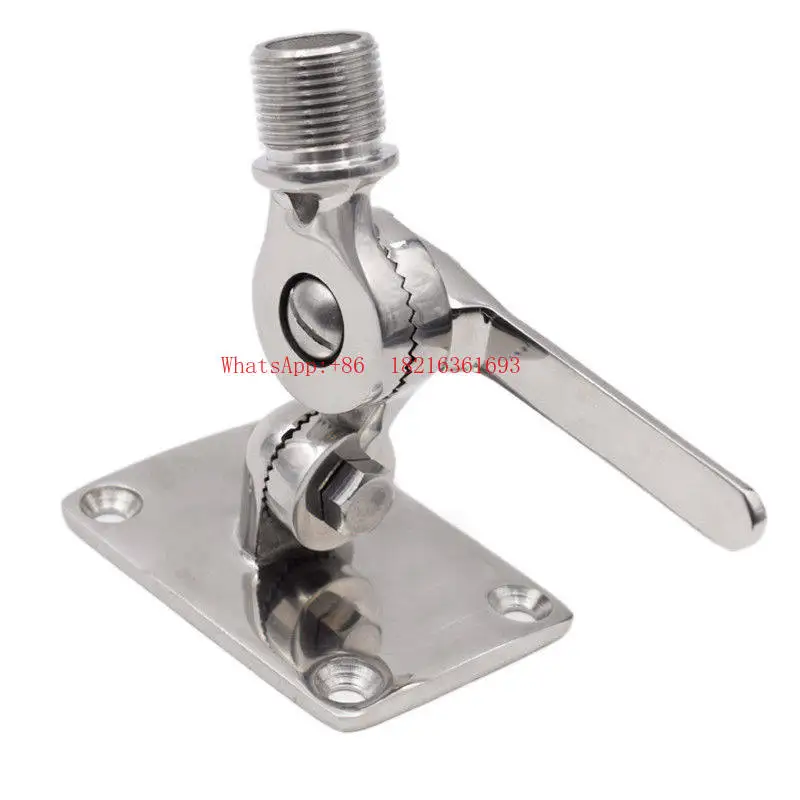 Stainless Steel Adjustable Marine VHF Wireless Walkie-talkie Antenna Base Bracket Marine Hardware Accessories
Stainless Steel Adjustable Marine VHF Wireless Walkie-talkie Antenna Base Bracket Marine Hardware Accessories