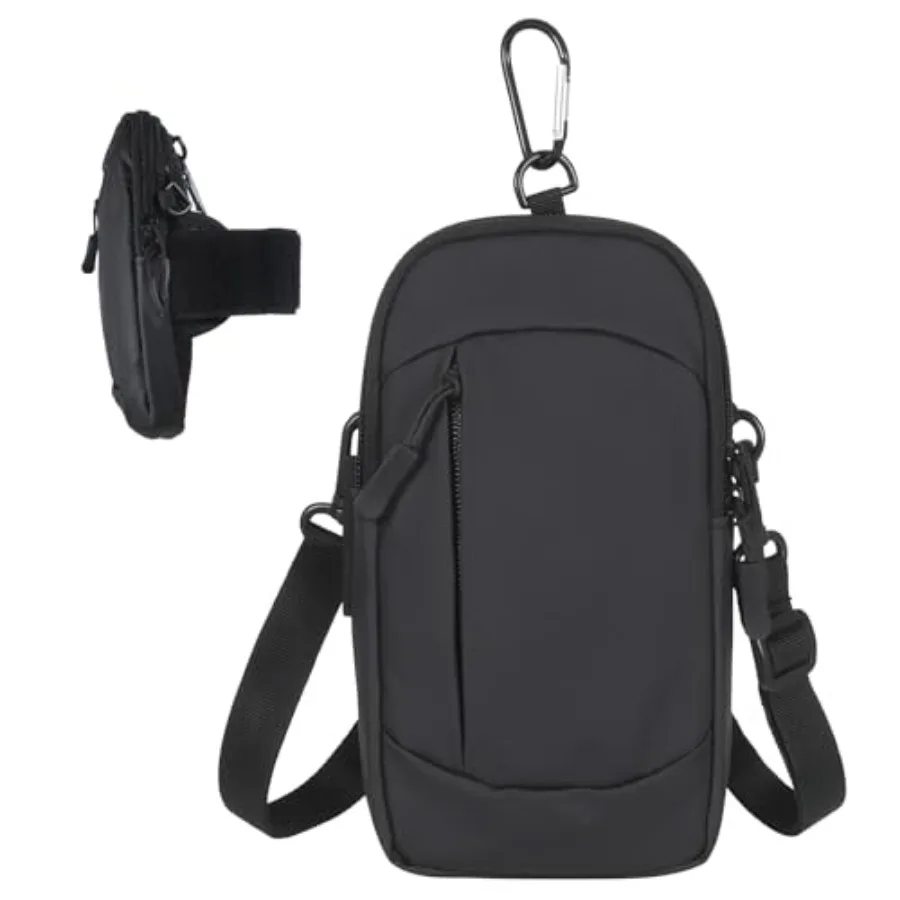 Cell Phone Crossbody Bag with Arm Band, Sturdy Phone Running Holder Lightweight Phone Pouch for Running Hiking Travel Workout A
Cell Phone Crossbody Bag with Arm Band, Sturdy Phone Running Holder Lightweight Phone Pouch for Running Hiking Travel Workout A