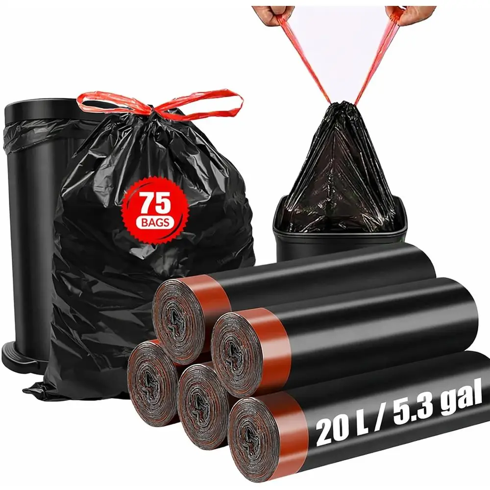 75-Pack Durable Leak-Proof and Tear-Resistant Dog Waste Bags for 20L/5.3 Gal Cans
75-Pack Durable Leak-Proof and Tear-Resistant Dog Waste Bags for 20L/5.3 Gal Cans