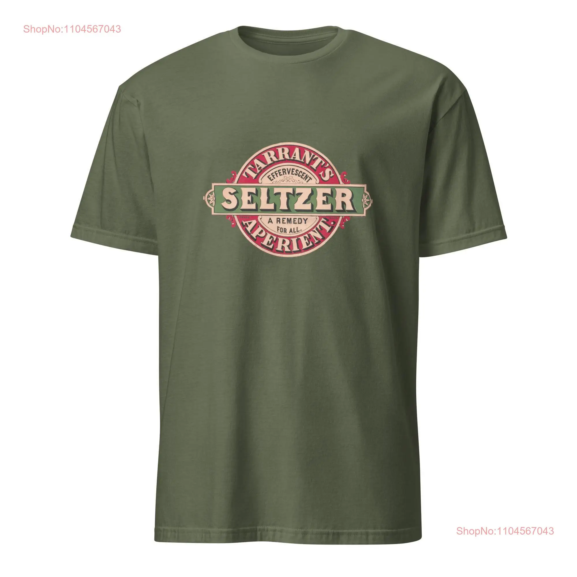 Tarrant s Seltzer Effervescent Vintage Logo T Shirt 100 Cotton Classic Retro Trademark Design Sizes and Colors Perfect
Tarrant s Seltzer Effervescent Vintage Logo T Shirt 100 Cotton Classic Retro Trademark Design Sizes and Colors Perfect