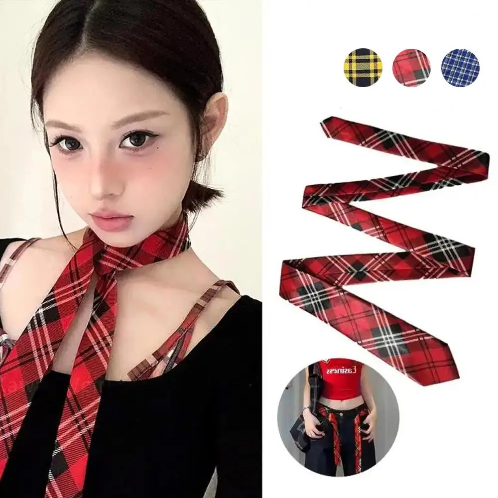 Long Skinny Plaid Waist Belt With Jeans Necktie Scarf Personality Trendy Waistband Hairband Fashionable Accessories For Women
Long Skinny Plaid Waist Belt With Jeans Necktie Scarf Personality Trendy Waistband Hairband Fashionable Accessories For Women