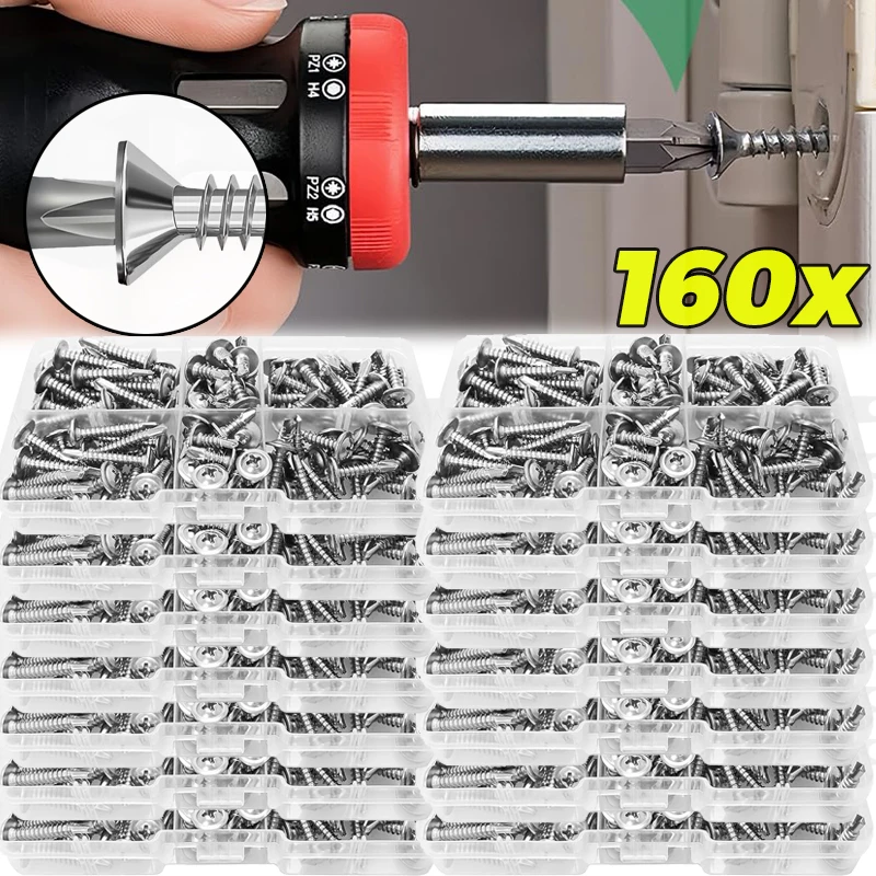 Саморезы из нержавеющей стали 80/160x Самосверлящие винты с крестообразным шлицем и крестообразным шлицем Крепежный высокопрочный аппаратный винт
Саморезы из нержавеющей стали 80/160x Самосверлящие винты с крестообразным шлицем и крестообразным шлицем Крепежный высокопрочный аппаратный винт