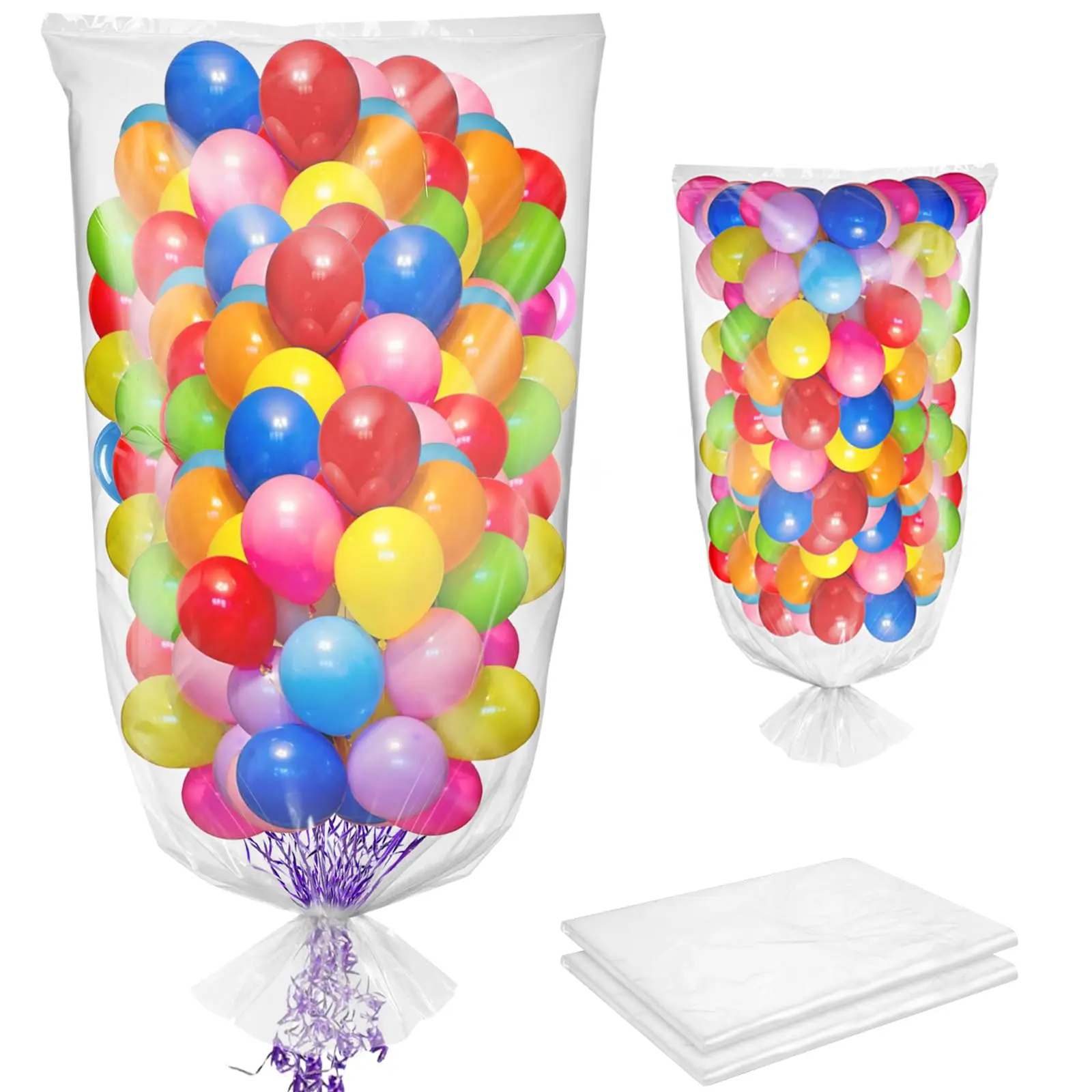2 Pack Large Balloon Bags for Transport 1.5x1.8m Balloon Bag Clear Plastic Bag for Kids Party Birthday Wedding Event Supplies
2 Pack Large Balloon Bags for Transport 1.5x1.8m Balloon Bag Clear Plastic Bag for Kids Party Birthday Wedding Event Supplies