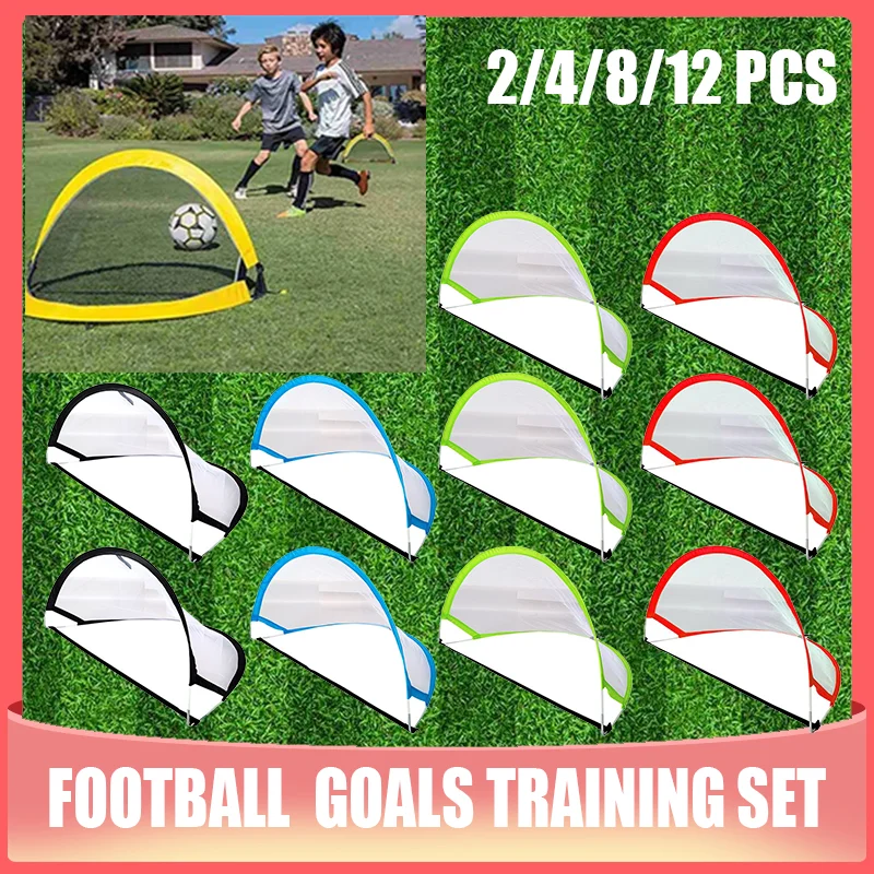 2/4/8/12 шт. футбольные ворота портативный легкий набор ворот для тренировок и пикапов спортивные складные всплывающие ворота в форме купола
2/4/8/12 шт. футбольные ворота портативный легкий набор ворот для тренировок и пикапов спортивные складные всплывающие ворота в форме купола