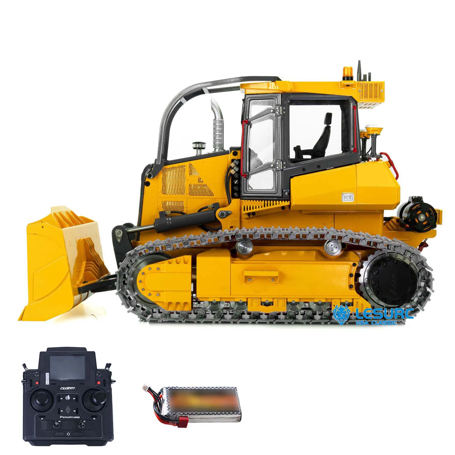LESU RTR 850K AOUE RC Metal Hydraulic Bulldozer Dozer 1/14 RC Construction Truck PL18EV Lite Radio Controller Battery
LESU RTR 850K AOUE RC Metal Hydraulic Bulldozer Dozer 1/14 RC Construction Truck PL18EV Lite Radio Controller Battery