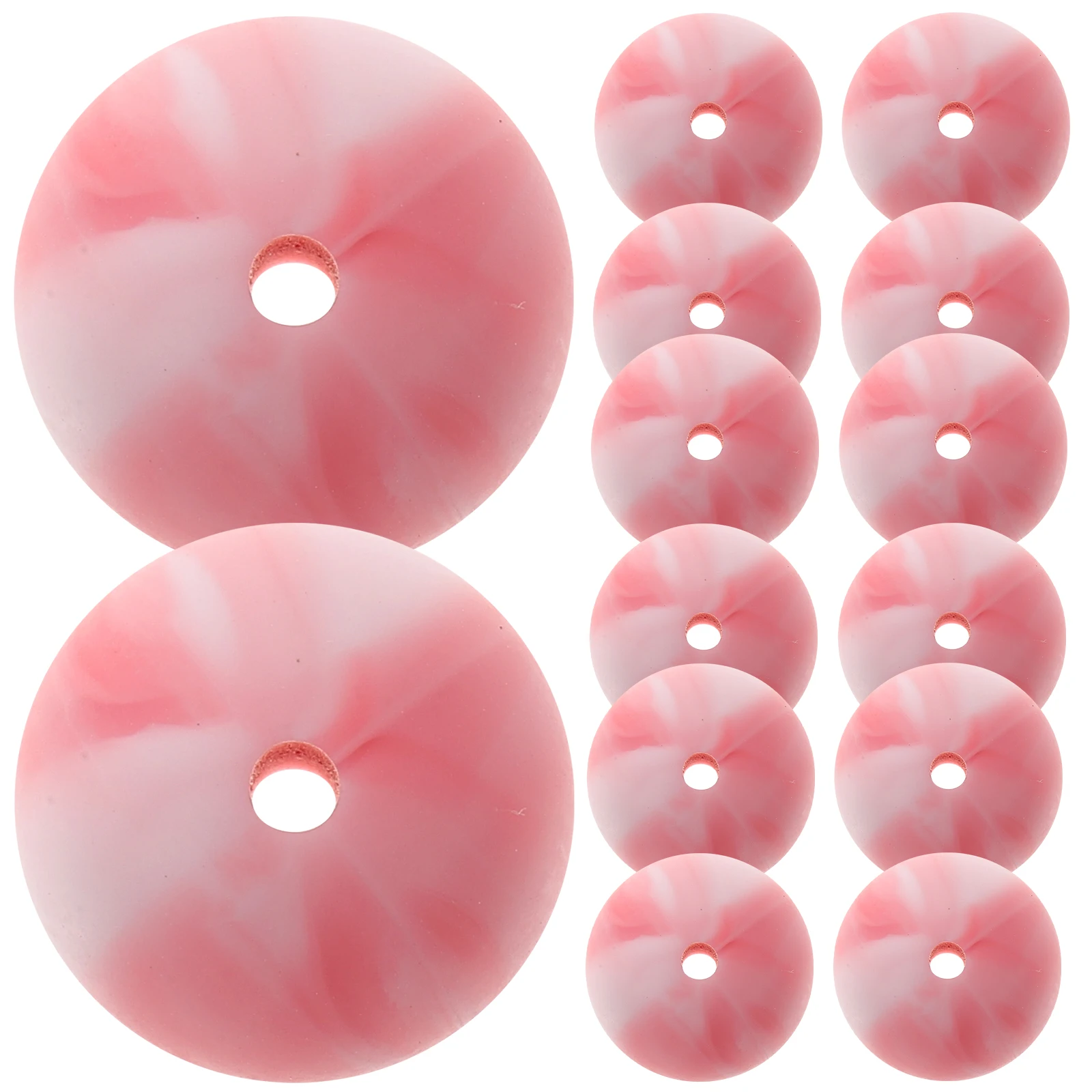 30 Pcs Jewelry Silicone Beads Bulk for Necklace Making Crafting Round Pink Crafts
30 Pcs Jewelry Silicone Beads Bulk for Necklace Making Crafting Round Pink Crafts