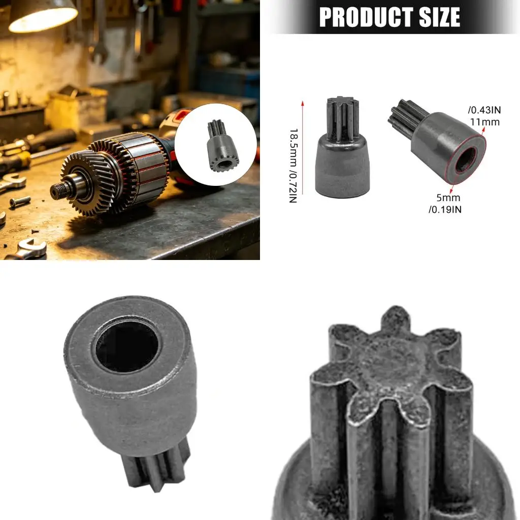 7 Tooth Sleeve Electric Wrench Motor Gear For Improved Power Tool Performances high quality
7 Tooth Sleeve Electric Wrench Motor Gear For Improved Power Tool Performances high quality