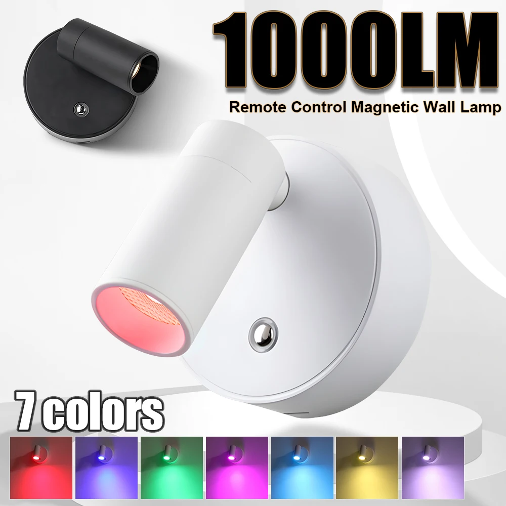 RGB Color Magnetic Wall Light LED Desk Lamp USB Rechargeable Touch Switch Light Spotlight Reading Light Bedroom Light Home Decor
RGB Color Magnetic Wall Light LED Desk Lamp USB Rechargeable Touch Switch Light Spotlight Reading Light Bedroom Light Home Decor