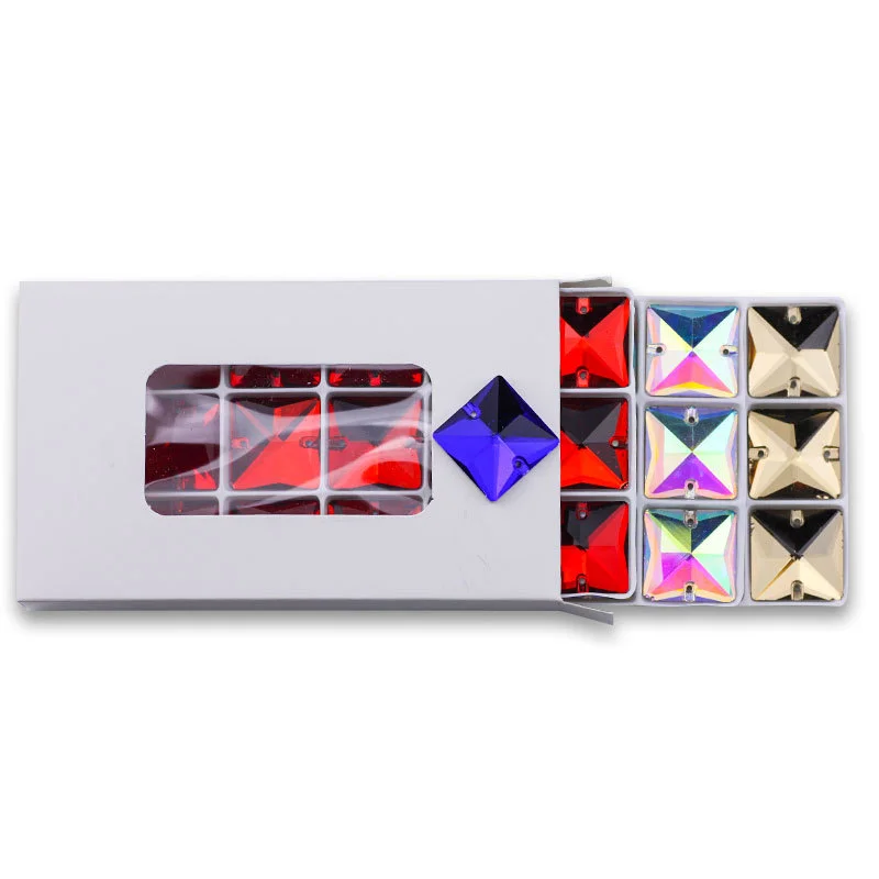 Square Shape 6 Sizes Sew On Rhinestones All Colors Glass Flatback Sewing Crystal for Clothes Decoration стразы
Square Shape 6 Sizes Sew On Rhinestones All Colors Glass Flatback Sewing Crystal for Clothes Decoration стразы