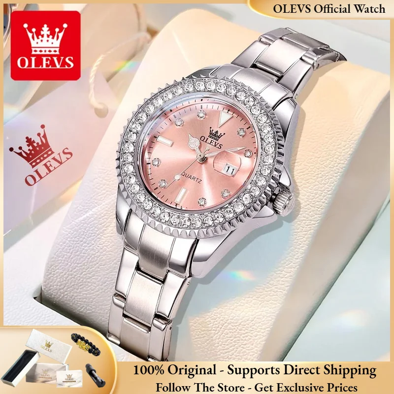 OLEVS 9945 Women Watch Luxury Original Quartz Watch Waterproof Luminous Diamond Scale Calendar Watch Elegant Watch Watches Women
OLEVS 9945 Women Watch Luxury Original Quartz Watch Waterproof Luminous Diamond Scale Calendar Watch Elegant Watch Watches Women