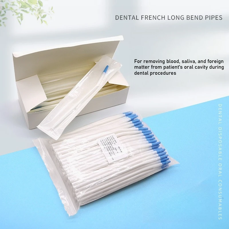100pcs Dental French Long Curved Suction Tube Oral Surgery Strong Suction Pipe High-Temperature Resistant Plastic Disposable
100pcs Dental French Long Curved Suction Tube Oral Surgery Strong Suction Pipe High-Temperature Resistant Plastic Disposable