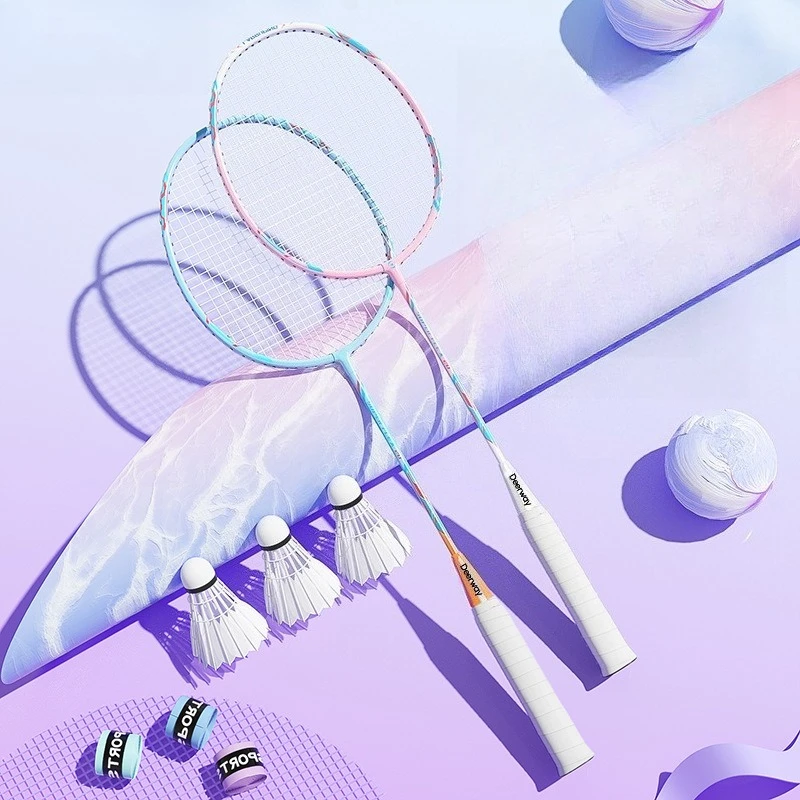 Ракетка для бадминтона, сверхлегкий и прочный костюм для взрослых, тренировочный мяч для соревнований, двойная ракетка
Ракетка для бадминтона, сверхлегкий и прочный костюм для взрослых, тренировочный мяч для соревнований, двойная ракетка