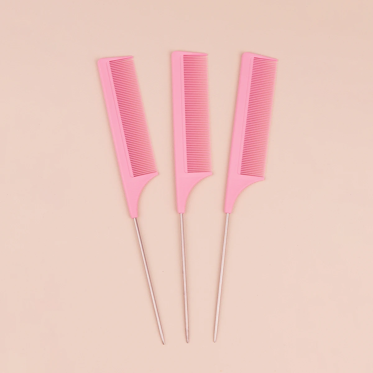 3pcs/set hair comb set, smooth textured pointed tail comb, anti-static, suitable for all hair types, special for real hair wigs
3pcs/set hair comb set, smooth textured pointed tail comb, anti-static, suitable for all hair types, special for real hair wigs