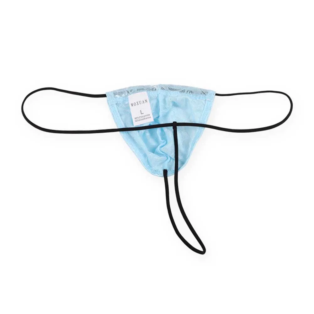 Solid Color Men Thin Strap Bulge Pouch G-strings Sheer Lace Underwear Low Waist Breathable Sissy Briefs Thongs
Solid Color Men Thin Strap Bulge Pouch G-strings Sheer Lace Underwear Low Waist Breathable Sissy Briefs Thongs