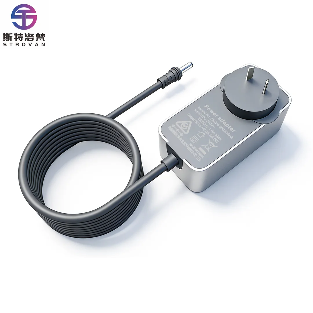 Mini AU Plug Power Adapter with DC Connector 2m
Mini AU Plug Power Adapter with DC Connector 2m