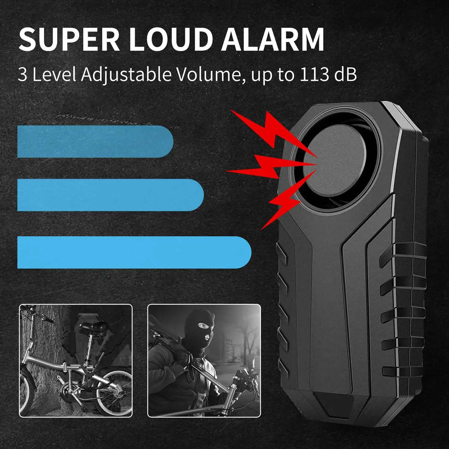 B29C-Сигнализация для велосипеда 113 дБ, электрическая автомобильная сигнализация, водонепроницаемая, с беспроводным пультом управления
B29C-Сигнализация для велосипеда 113 дБ, электрическая автомобильная сигнализация, водонепроницаемая, с беспроводным пультом управления