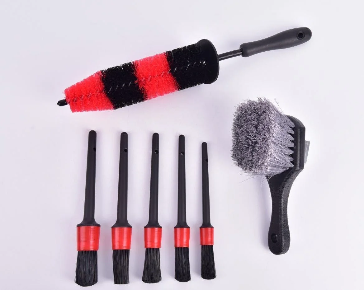 7 PCs car detailed set of wheel brush and tires washing detail brush to clean dirty tires and release dirt and road Grime
7 PCs car detailed set of wheel brush and tires washing detail brush to clean dirty tires and release dirt and road Grime
