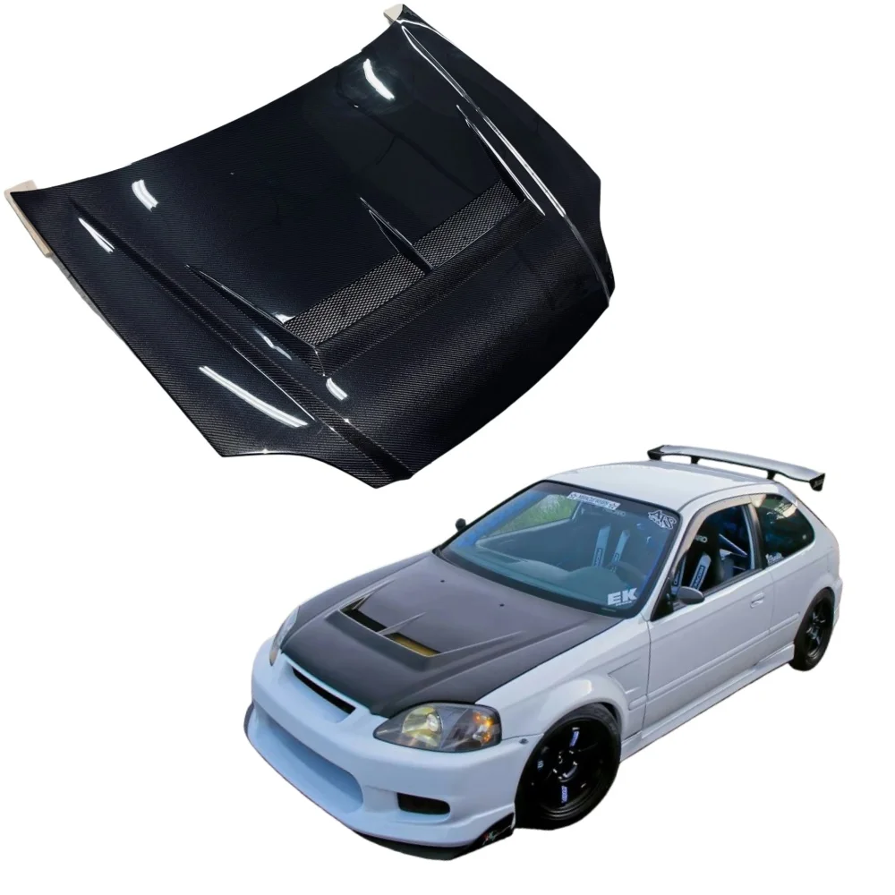 JS Style Carbon Fiber Hood For Honda Civic EK9
JS Style Carbon Fiber Hood For Honda Civic EK9