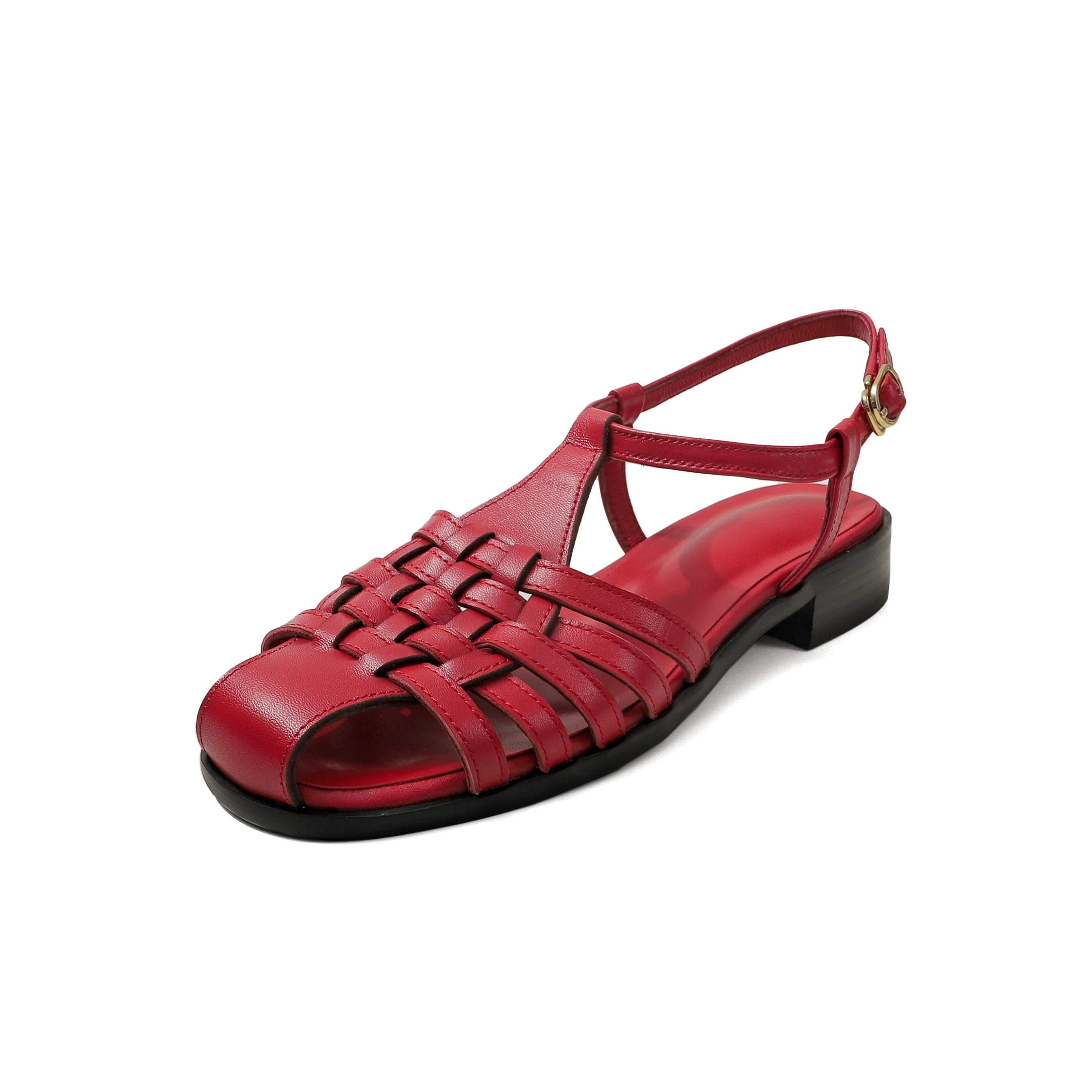 US 5-13 Large Size Genuine Leather Cowhide Women's Sandals,Low Heels Buckle Strap Breathable Summer Retro Gladiator Womens Shoes
US 5-13 Large Size Genuine Leather Cowhide Women's Sandals,Low Heels Buckle Strap Breathable Summer Retro Gladiator Womens Shoes