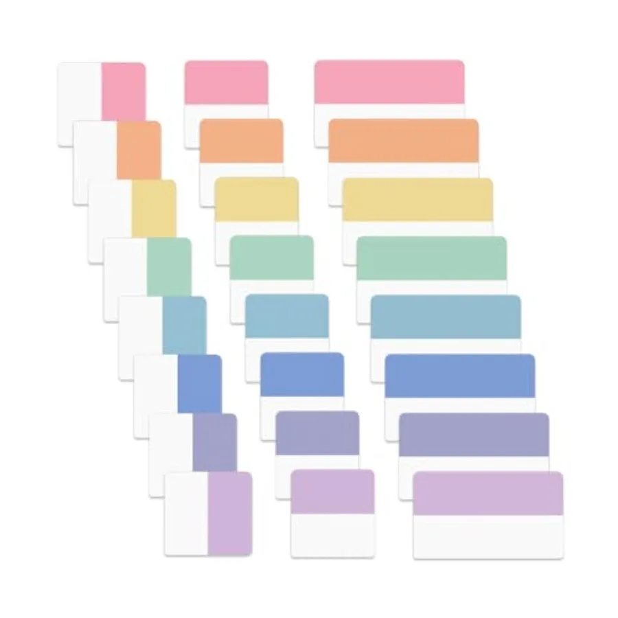 Sticky Index Tabs, 360 Pcs, Colorful Sticky Tabs for Notebooks, Page Markers, Page Tabs for Binders, Page Tabs Sticky Tabs for
Sticky Index Tabs, 360 Pcs, Colorful Sticky Tabs for Notebooks, Page Markers, Page Tabs for Binders, Page Tabs Sticky Tabs for