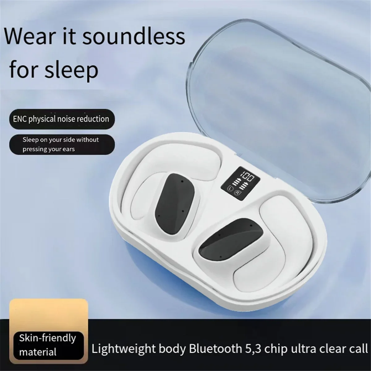 Awei-280-Air Conduction Earphone Hanging Ear Bluetooth Headset Bluetooth 5.3 Wireless Headset Wireless Charging Earphone
Awei-280-Air Conduction Earphone Hanging Ear Bluetooth Headset Bluetooth 5.3 Wireless Headset Wireless Charging Earphone