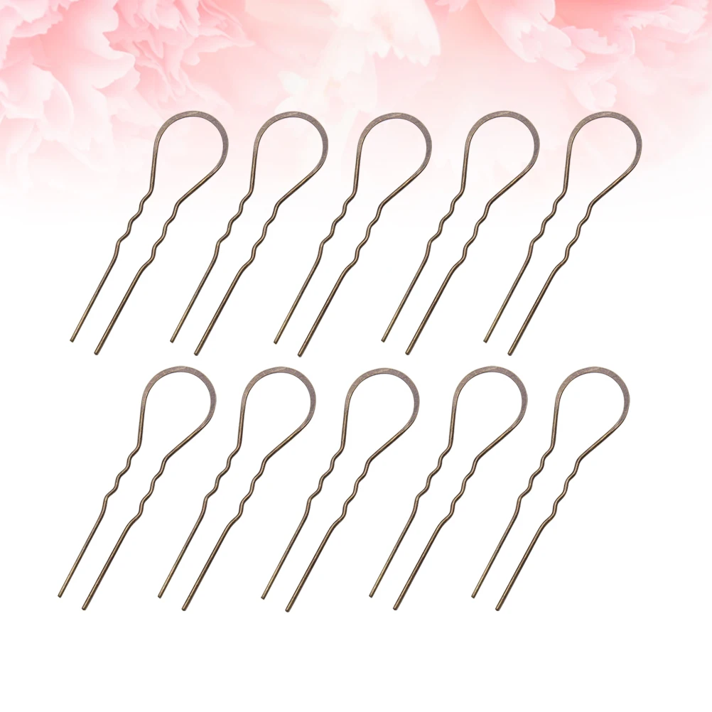 10 Pcs Big Wave Hairpin U Shaped Hair Sticks Metal Clips for Women Girls Bobby Pins Vintage Fashion Non Slip Easy to Use
10 Pcs Big Wave Hairpin U Shaped Hair Sticks Metal Clips for Women Girls Bobby Pins Vintage Fashion Non Slip Easy to Use