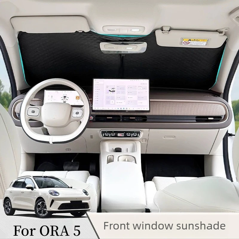 For 2026 GWM ORA 5 Windshield Sunshade Front Sun Block Heat Insulation Cover UV Protection Car Interior Accessories
For 2026 GWM ORA 5 Windshield Sunshade Front Sun Block Heat Insulation Cover UV Protection Car Interior Accessories