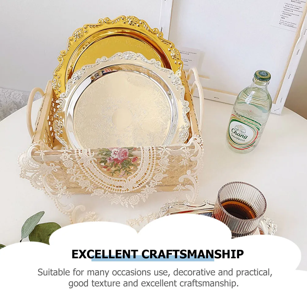 2Pcs Stainless Steel Food Tray Multipurpose Storage Plates Fruit Dessert Pastry Snack Plates Portable Plate for Home Restaurant
2Pcs Stainless Steel Food Tray Multipurpose Storage Plates Fruit Dessert Pastry Snack Plates Portable Plate for Home Restaurant