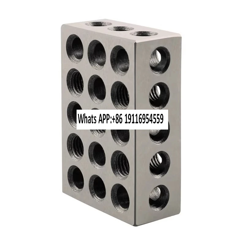New 23 hole 25-50-75 mm metric block pair, machine tool metric pad
New 23 hole 25-50-75 mm metric block pair, machine tool metric pad