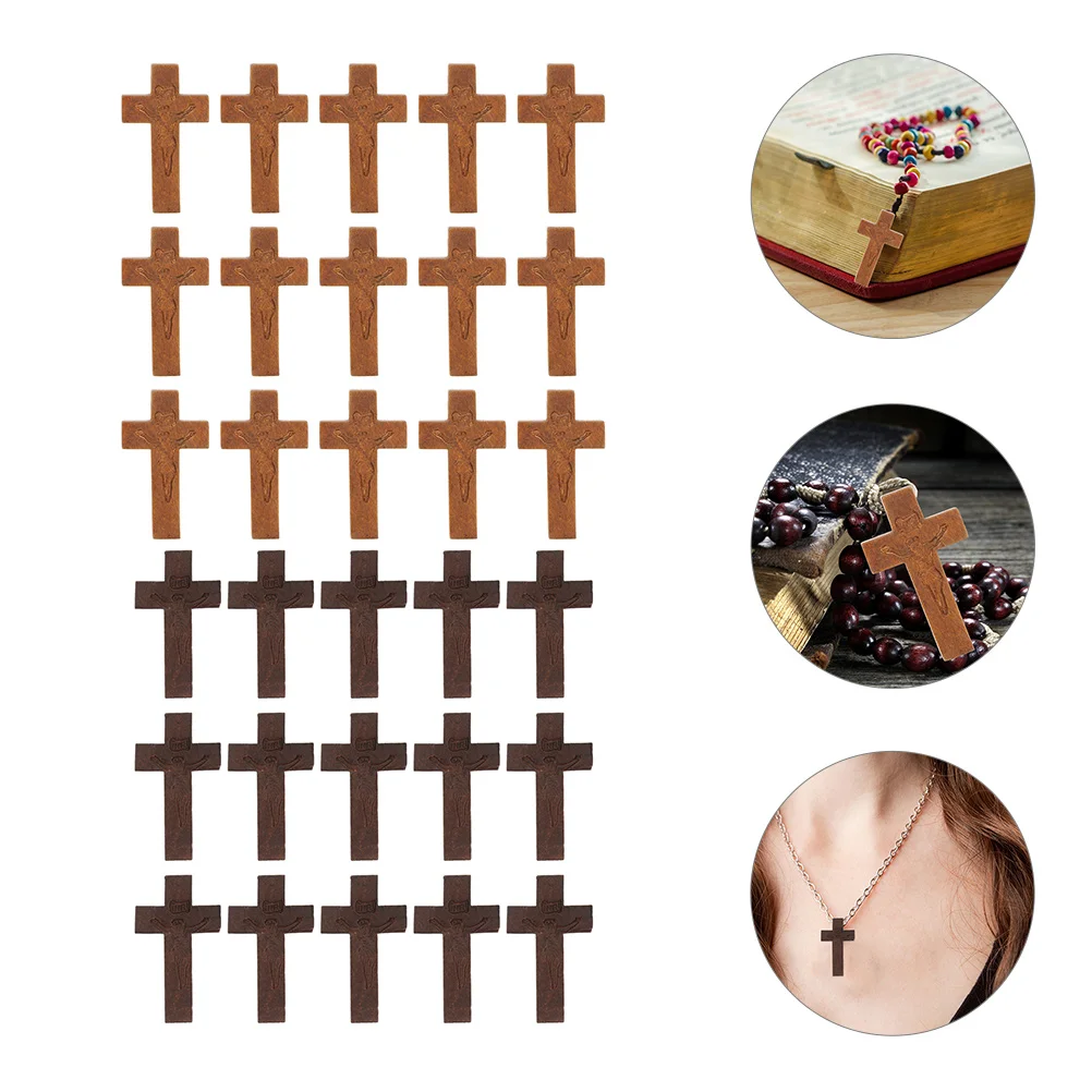 30 Pcs Wooden Cross Charms DIY Necklace Bracelet Jewelry Making Crafts Projects ChristmasDecoration SmoothEdges
30 Pcs Wooden Cross Charms DIY Necklace Bracelet Jewelry Making Crafts Projects ChristmasDecoration SmoothEdges