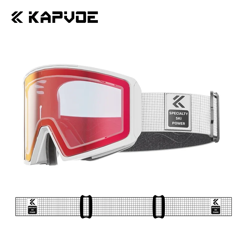 Kapvoe Men Photochromic Ski Goggles Snow Anti-fog Goggles Magnetic Lens Women Snowboard Double Layer Sponge Snow Skiing Ski Mask
Kapvoe Men Photochromic Ski Goggles Snow Anti-fog Goggles Magnetic Lens Women Snowboard Double Layer Sponge Snow Skiing Ski Mask