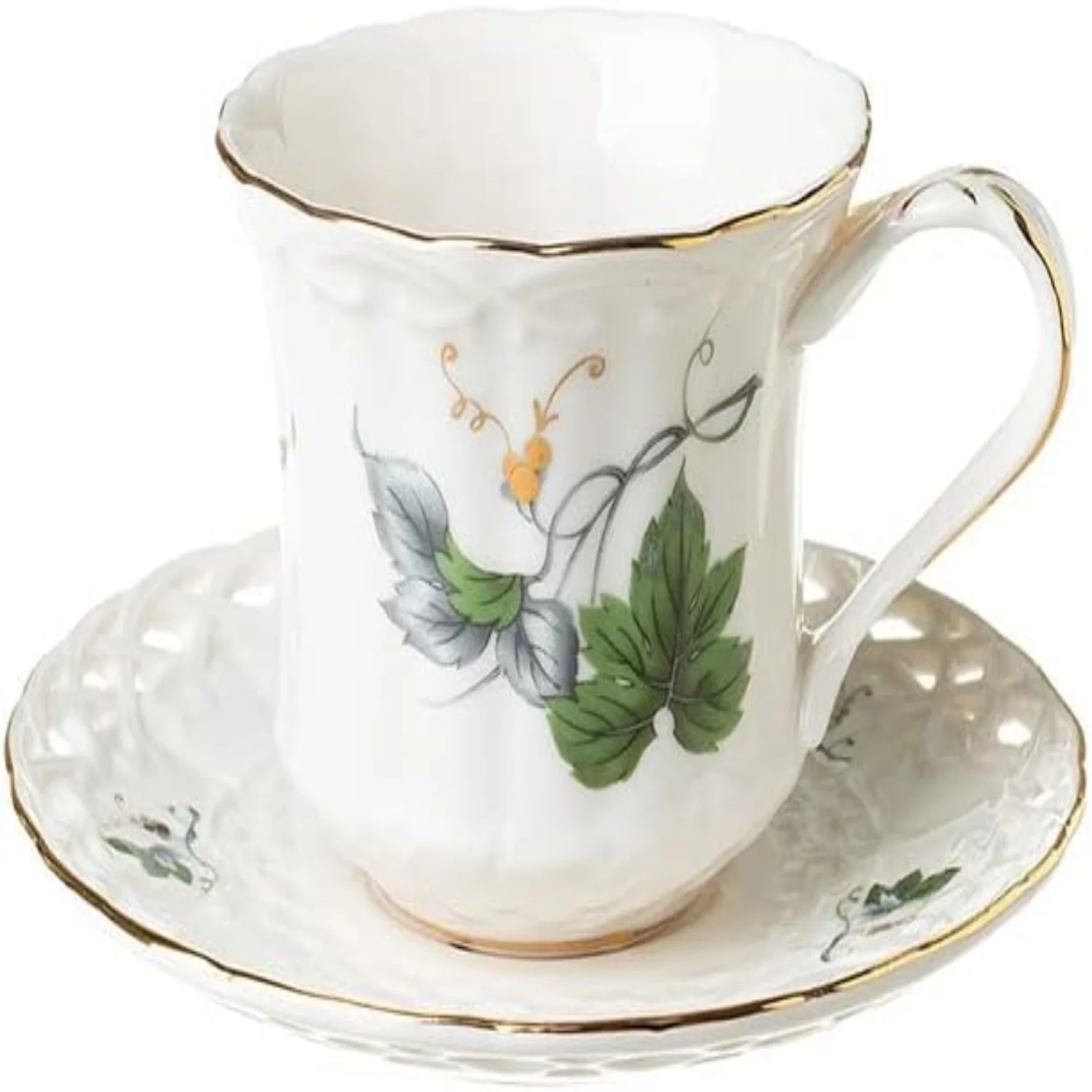 Elegant Ceramic Coffee Mug Set with Teacups, Saucers, Spoons, Tea Pot, Sugar Jar - Perfect Wedding or Birthday Presents for Coff
Elegant Ceramic Coffee Mug Set with Teacups, Saucers, Spoons, Tea Pot, Sugar Jar - Perfect Wedding or Birthday Presents for Coff