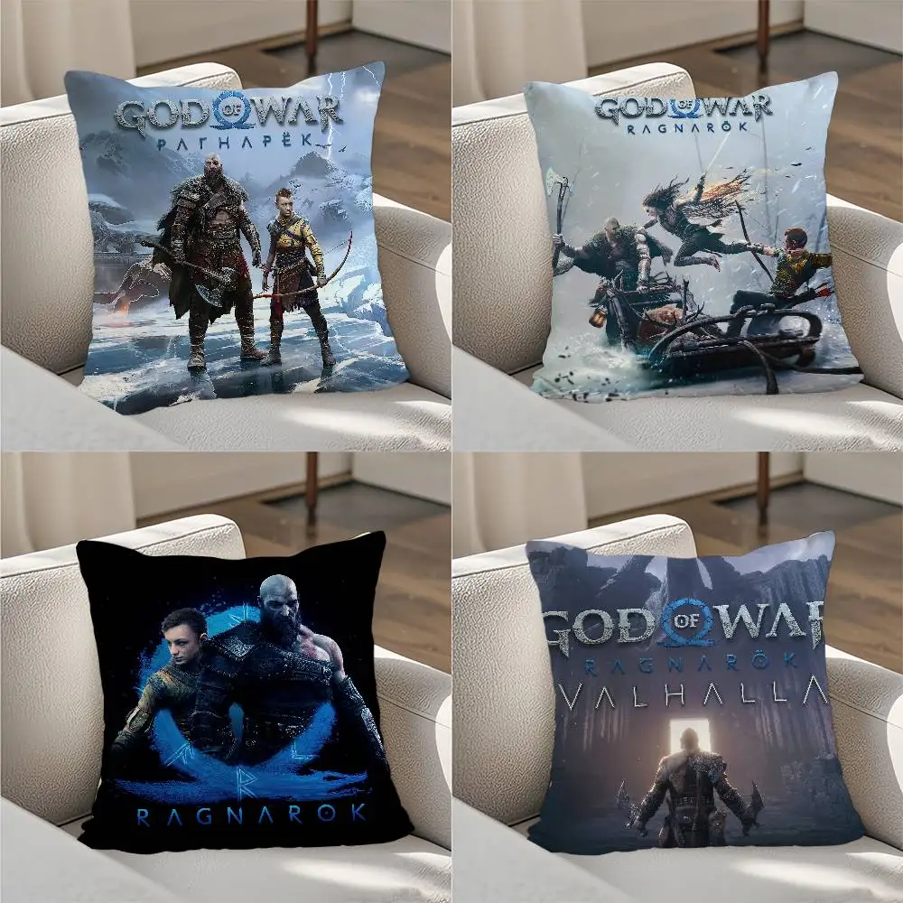 G-God of War Ragnarok Pillow Case Luxury Double-sided For Car Pillows 45x45 Cushions Cover Home and Decoration Sofa Pillow case 
G-God of War Ragnarok Pillow Case Luxury Double-sided For Car Pillows 45x45 Cushions Cover Home and Decoration Sofa Pillow case