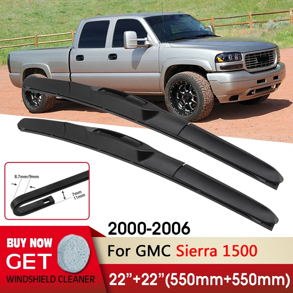 Car Wiper RHD LHD Front Wiper Blade 22"+22" For GMC Sierra 1500 2000-2006 Fit U Hook Arm Windshield Windscreen Front Window
Car Wiper RHD LHD Front Wiper Blade 22"+22" For GMC Sierra 1500 2000-2006 Fit U Hook Arm Windshield Windscreen Front Window