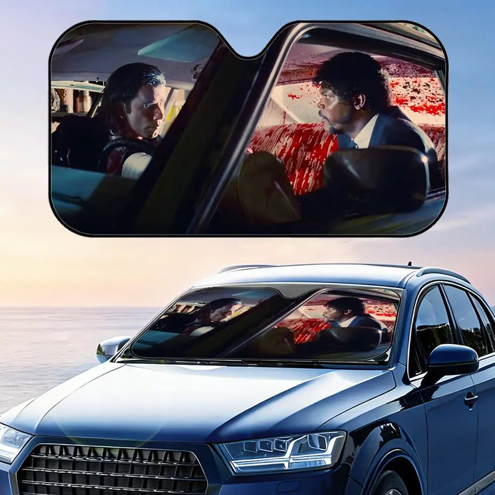 P-Pulp F-Fiction Movie Sun Visor Reusable Aluminum Foil Car Sunshade UV Protection Heat Insulation Windshield Cover
P-Pulp F-Fiction Movie Sun Visor Reusable Aluminum Foil Car Sunshade UV Protection Heat Insulation Windshield Cover