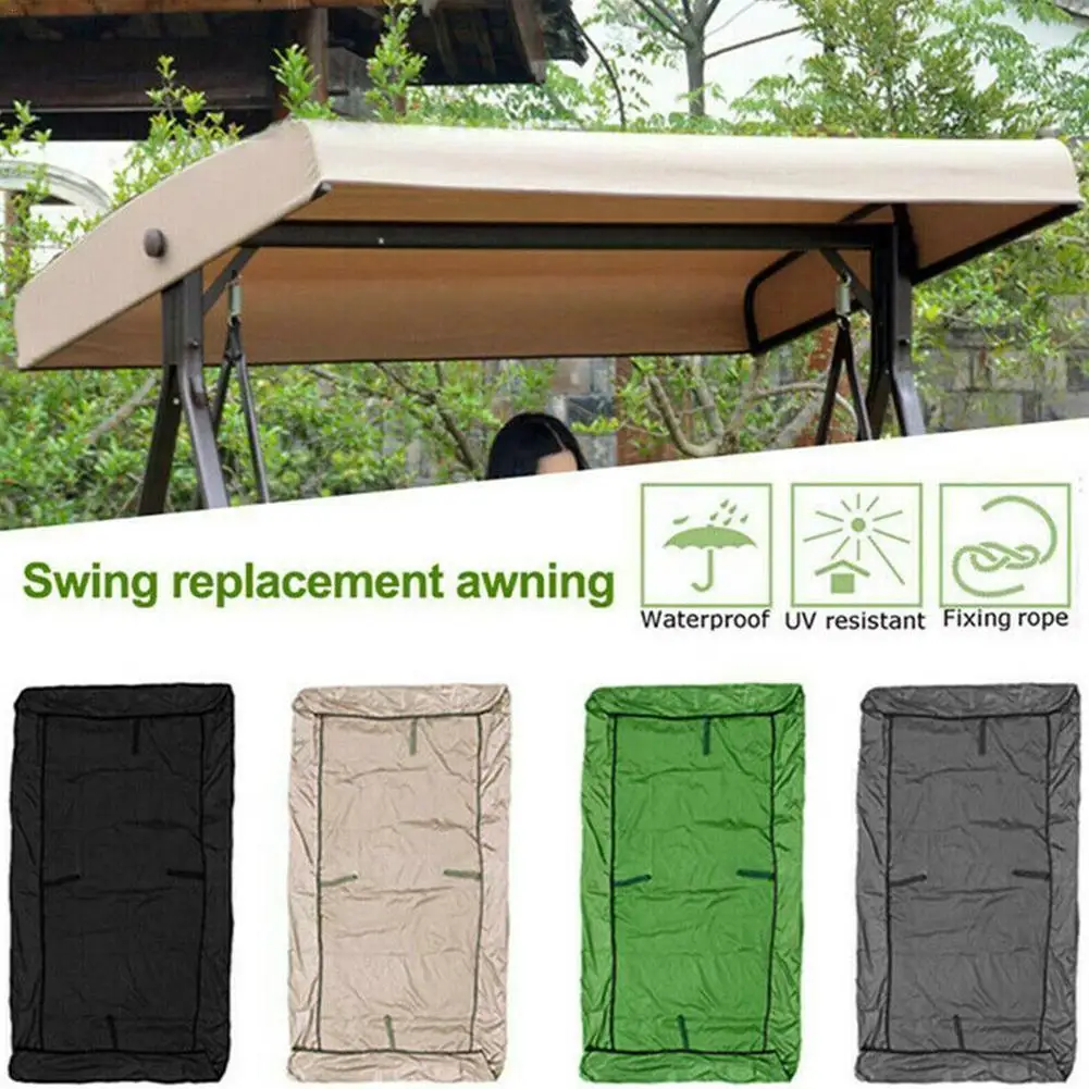 Swing Chair Cover Playground Swing Chair Top Cover Waterproof Sunshade Canopy, Waterproof Cover For Garden Patio 190x120x18cm
Swing Chair Cover Playground Swing Chair Top Cover Waterproof Sunshade Canopy, Waterproof Cover For Garden Patio 190x120x18cm
