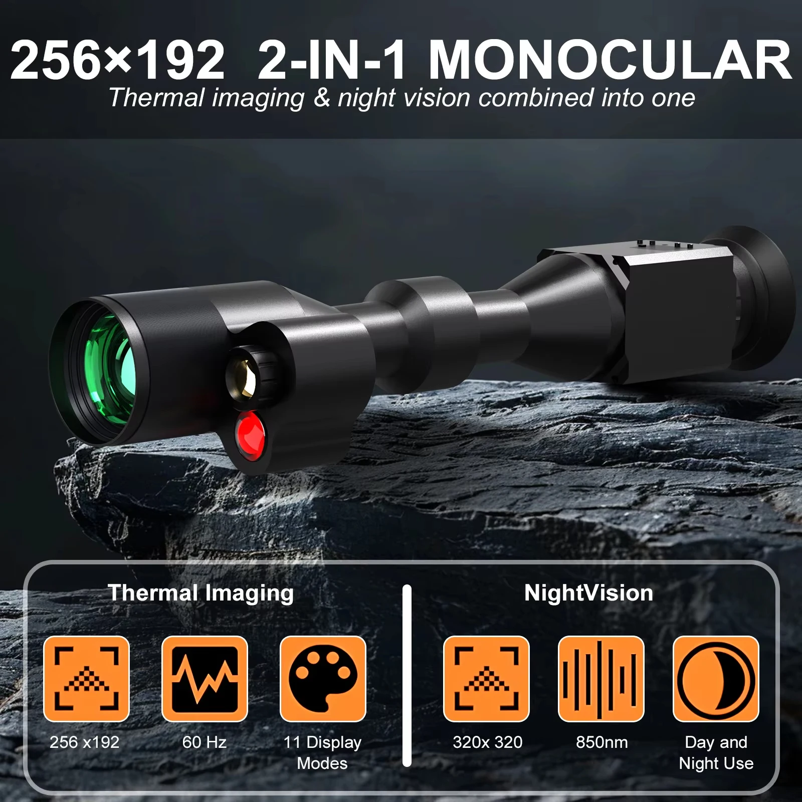 ZIYOUHU 7X Zoom RY010 HD Thermal Night Vision Monocular IR Scope Thermal Imaging Camera Video Recording Outdoor Observation
ZIYOUHU 7X Zoom RY010 HD Thermal Night Vision Monocular IR Scope Thermal Imaging Camera Video Recording Outdoor Observation