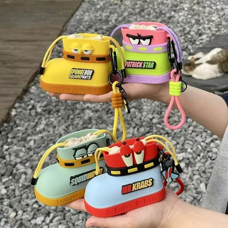 Hot SpongeBob SquarePants Series Mini Storage Bag Cartoon Character Creativity Rain Boots Modeling Earphone Bag Pendent
Hot SpongeBob SquarePants Series Mini Storage Bag Cartoon Character Creativity Rain Boots Modeling Earphone Bag Pendent